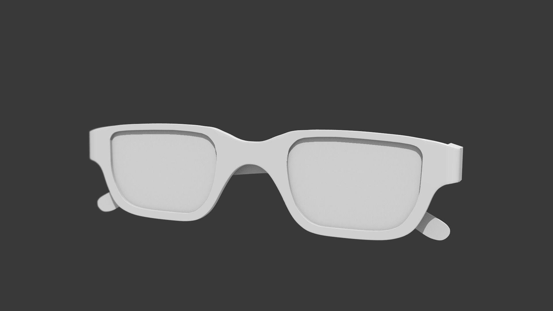 Eyeglasses 3D model Free low-poly 3D model_4