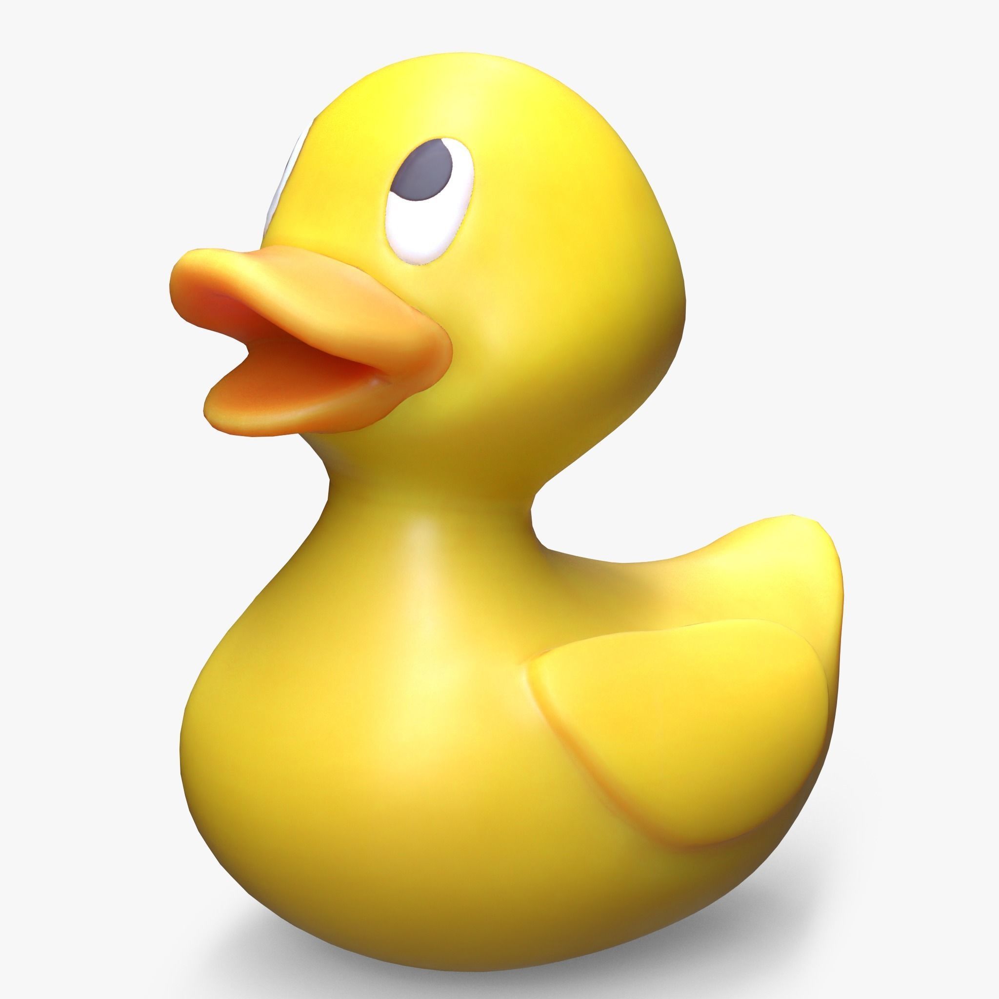Rubber Stylized Duck 3D model_1