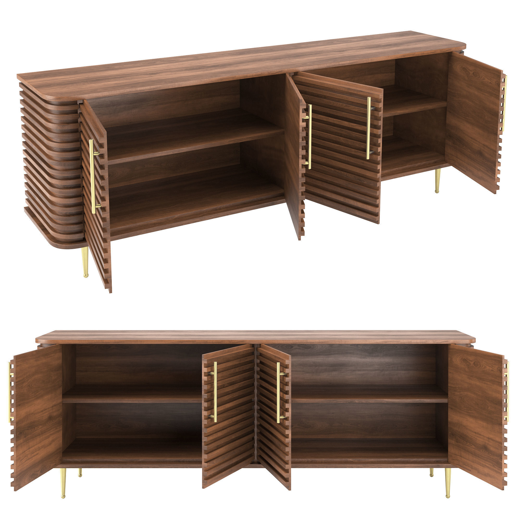 Berkeley designs Paris sideboard 3D model CGTrader