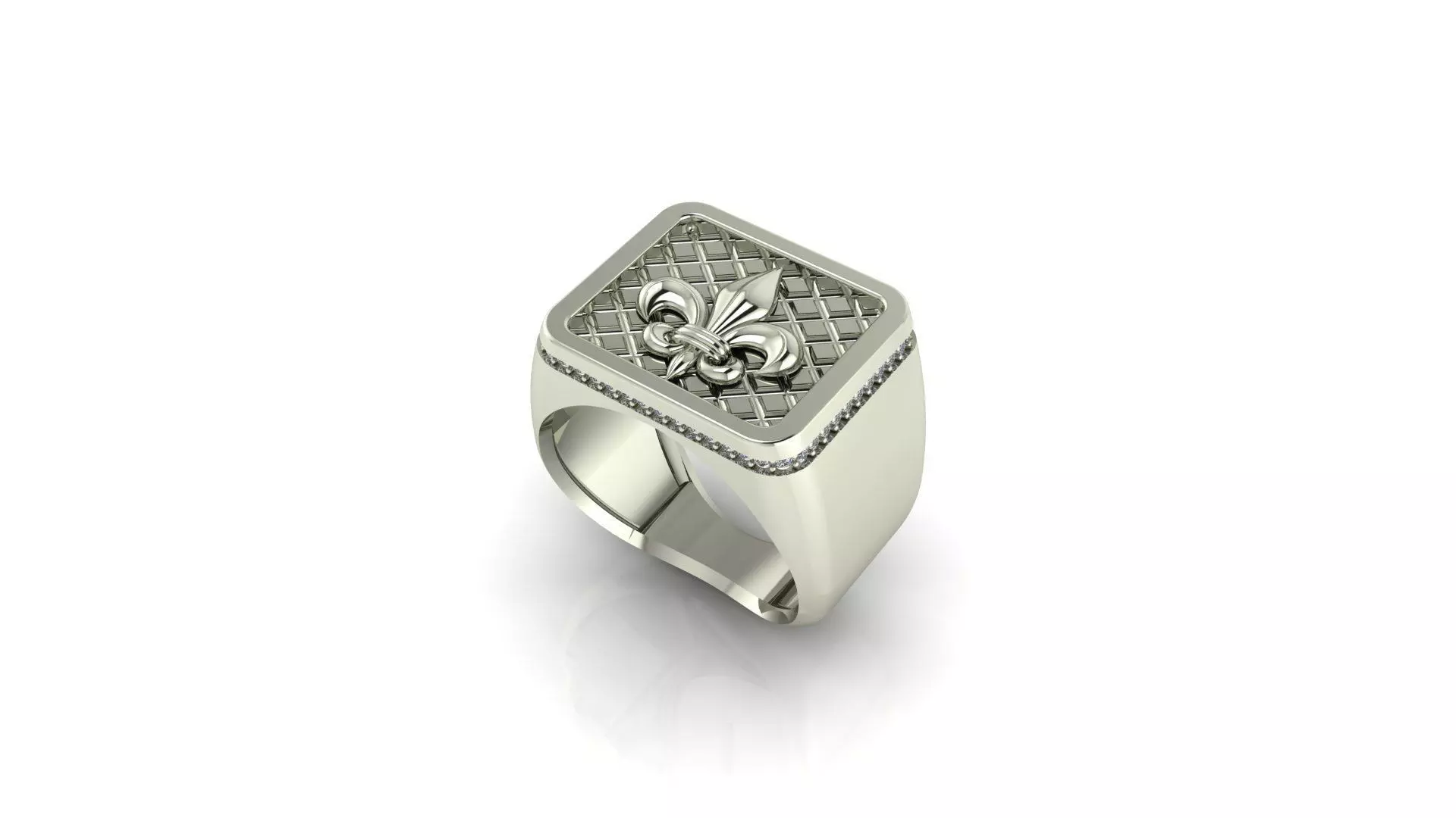 Lotus Flower Ring 3D print model