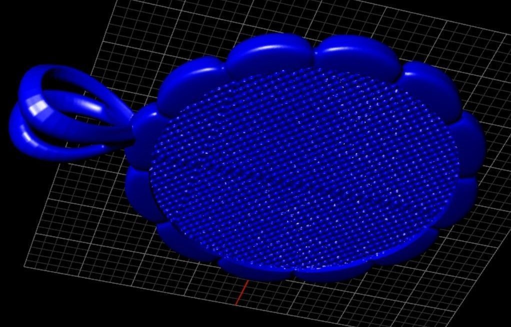 Skull Pendant 3D print model_8