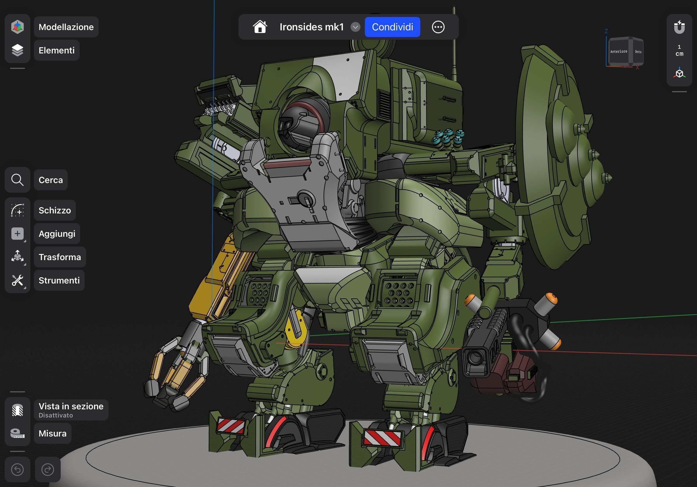 Ironside mech 3D model_1