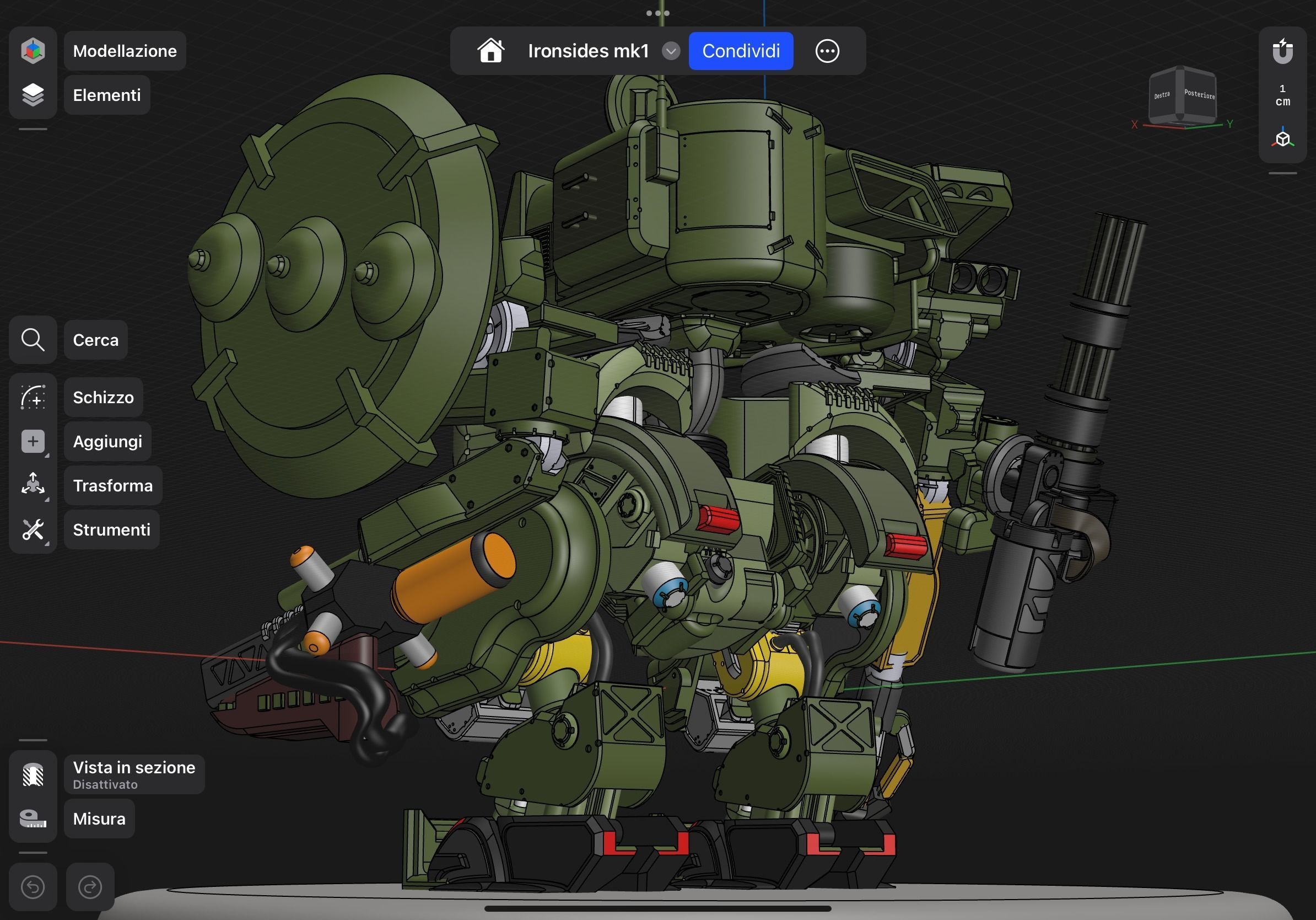 Ironside mech 3D model_2