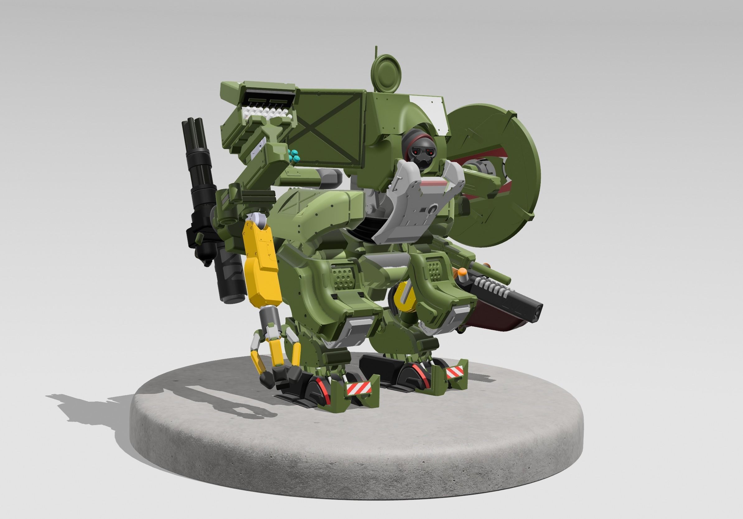Ironside mech 3D model_3