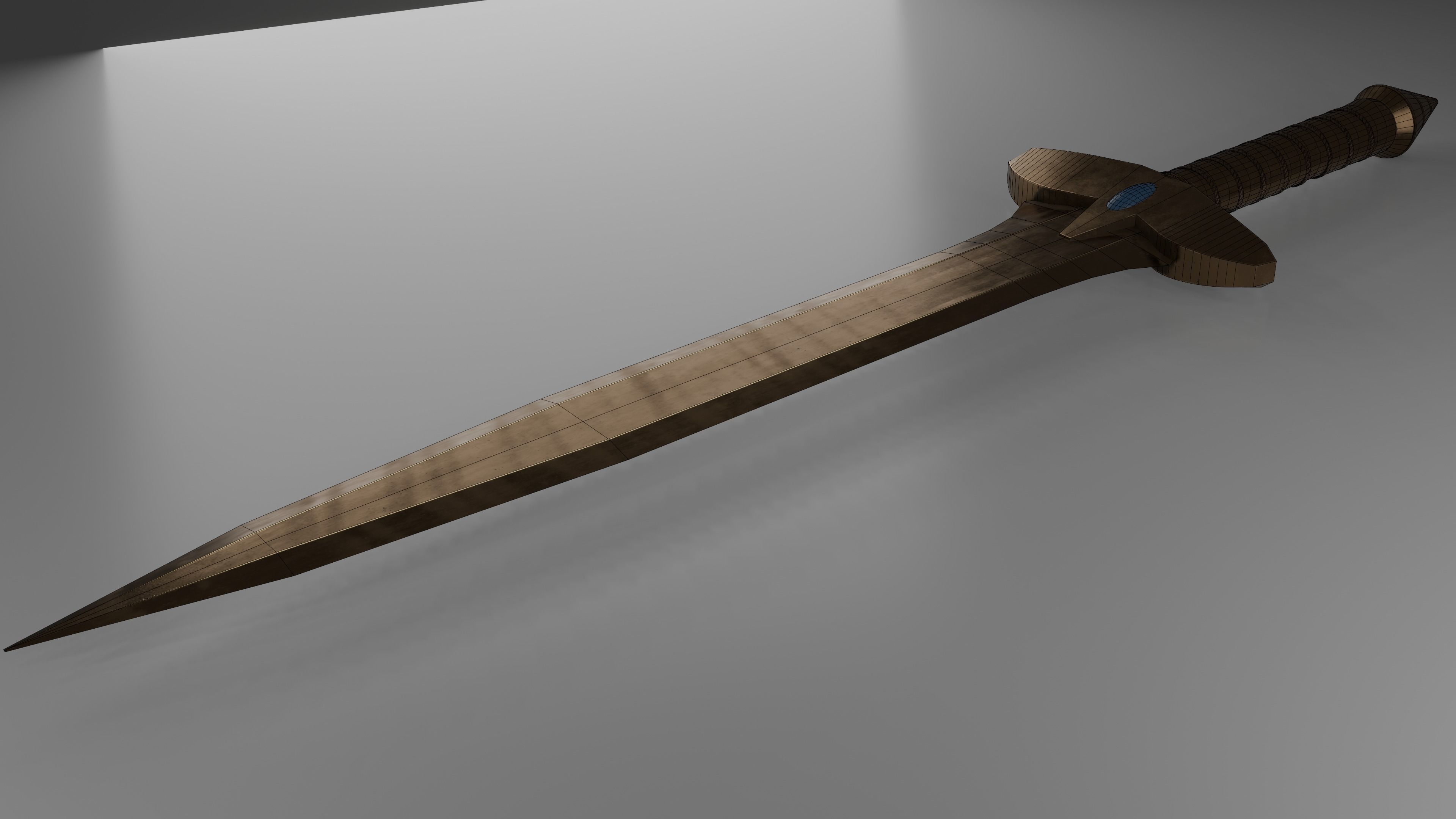 The Sword of Mithon Low-poly 3D model_6