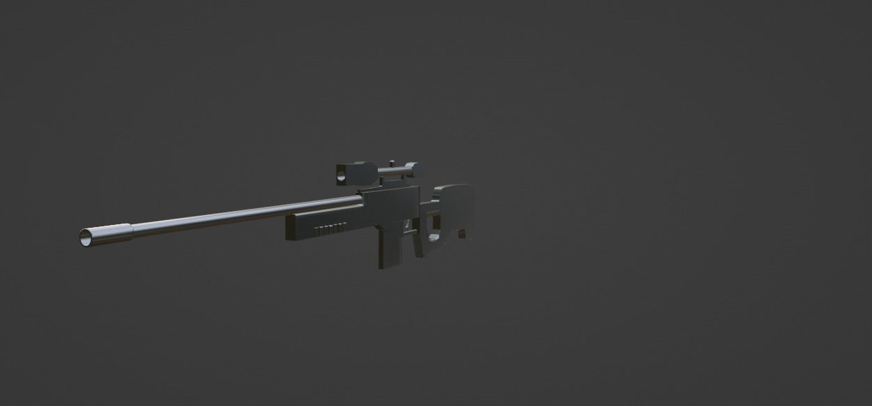 3D AWP MODEL Low-poly 3D model_7