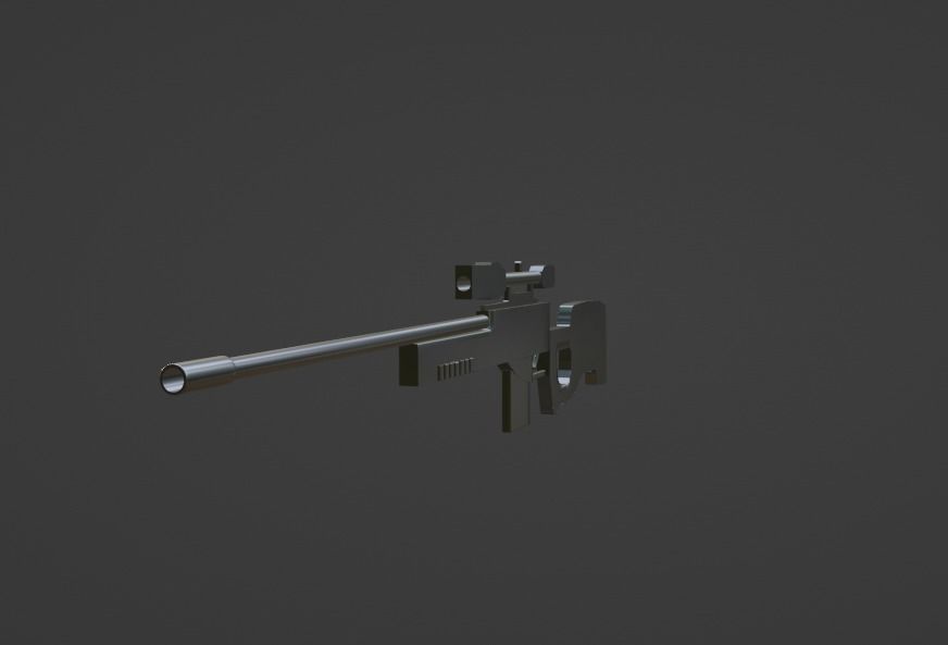 3D AWP MODEL Low-poly 3D model_20