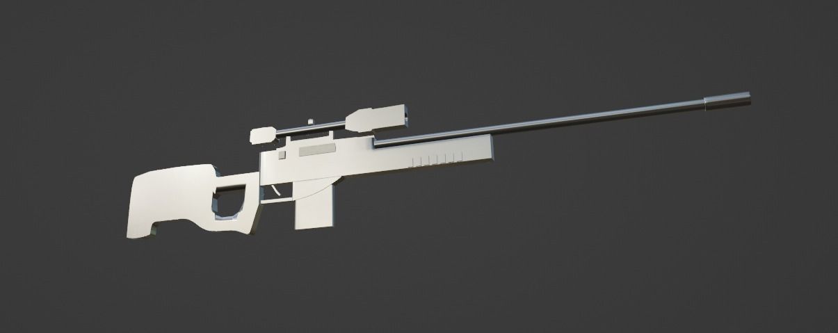 3D AWP MODEL Low-poly 3D model_22