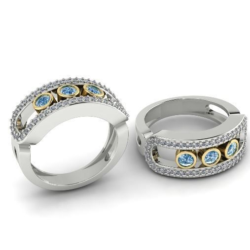 Ring N01509 3D print model_2