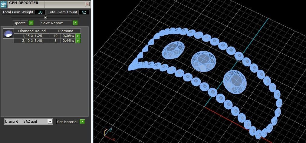Ring N01509 3D print model_10
