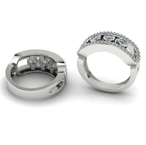 Ring N01509 3D print model_3