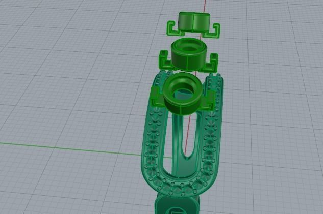 Ring N01509 3D print model_5