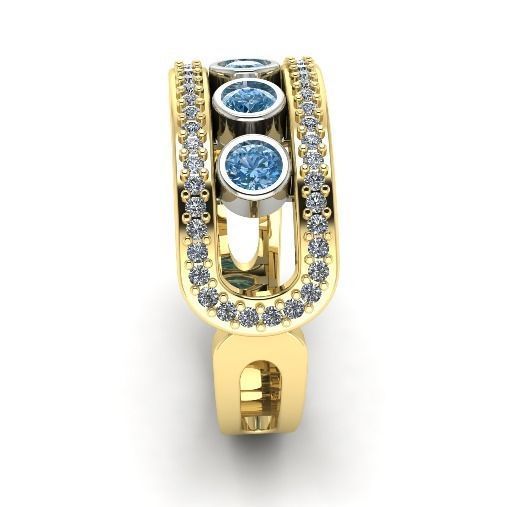 Ring N01509 3D print model_1