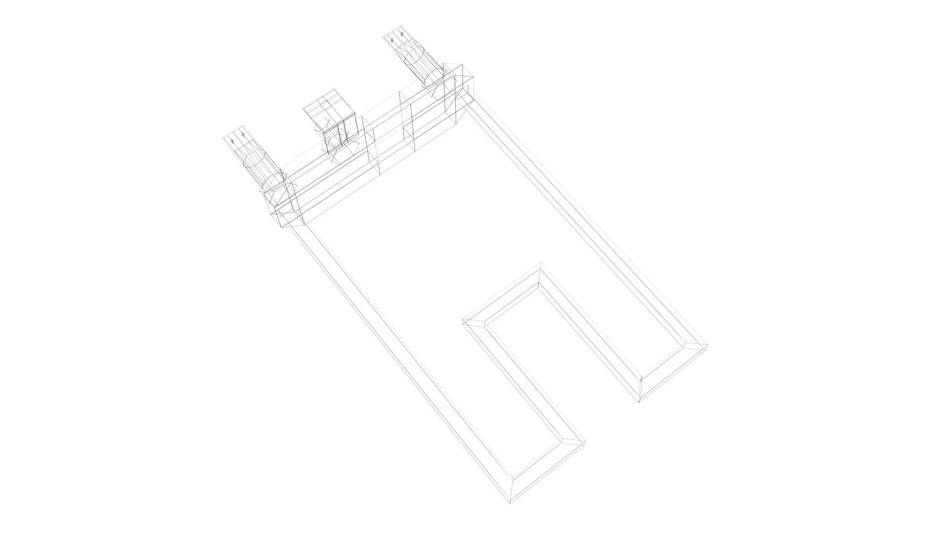 Low Poly Game Ready Washing Machine Heating Element Low-poly 3D model_18