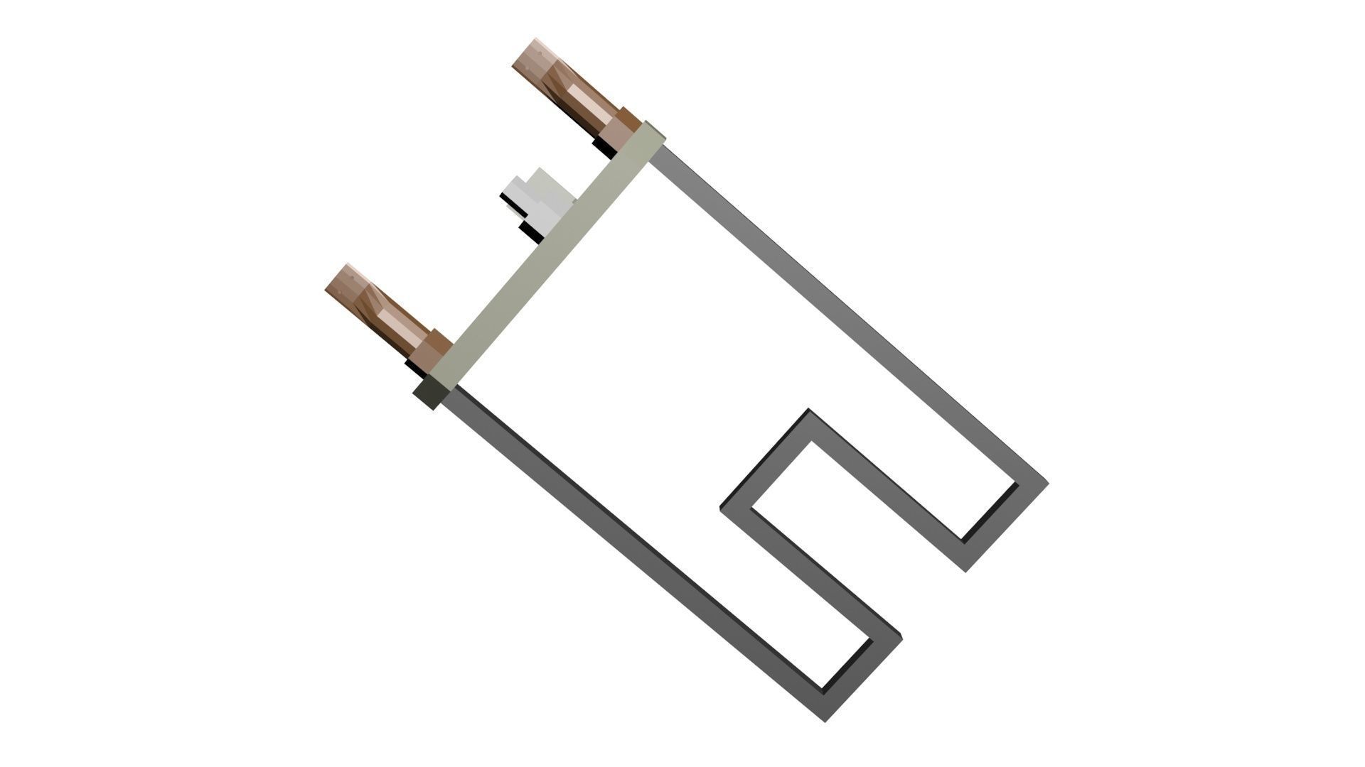 Low Poly Game Ready Washing Machine Heating Element Low-poly 3D model_4