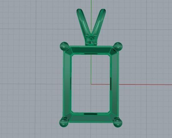 Pendant N01499 3D print model_4