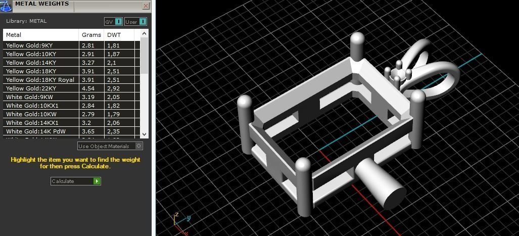 Pendant N01499 3D print model_8