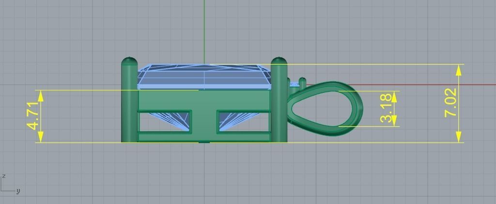 Pendant N01499 3D print model_6