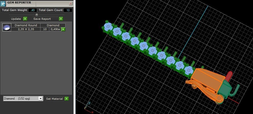 Bracelet N01490 3D print model_8