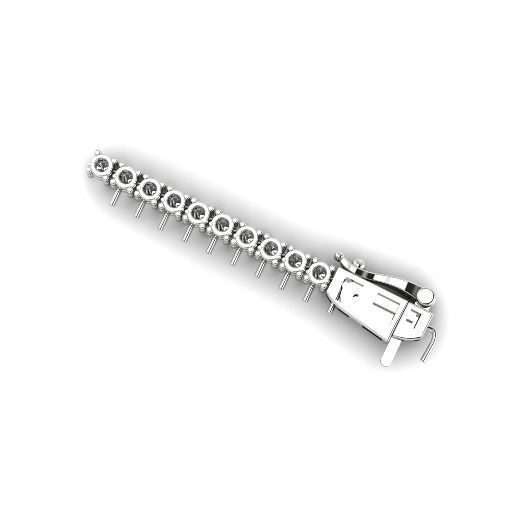 Bracelet N01490 3D print model_3