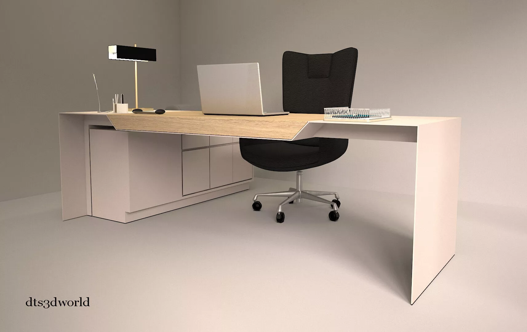 Manager Desk by DT 3D model