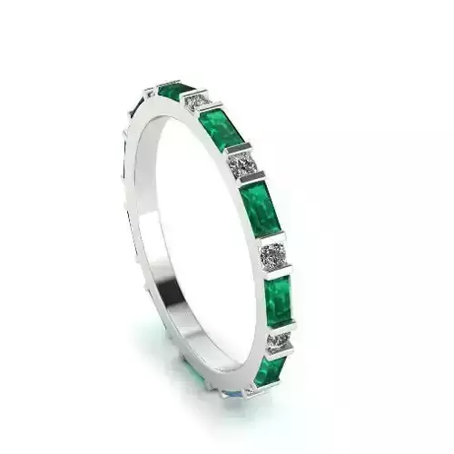 Ring with baguette stones N01479