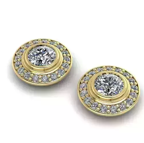 Round Earrings N011876
