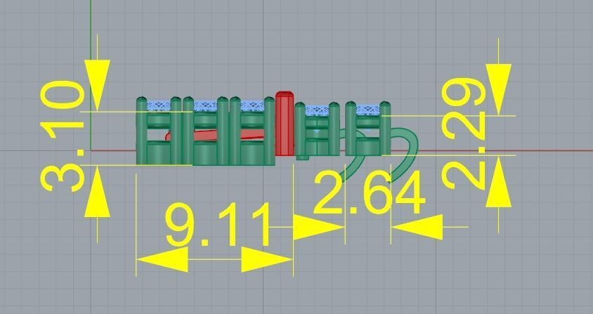 Bracelet Tenis N011874 3D print model_5