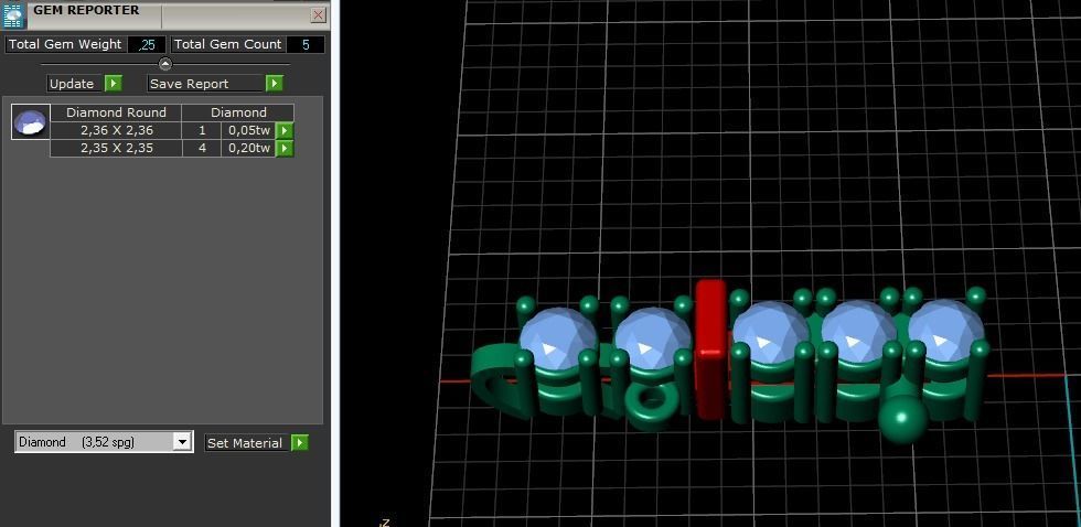 Bracelet Tenis N011874 3D print model_8