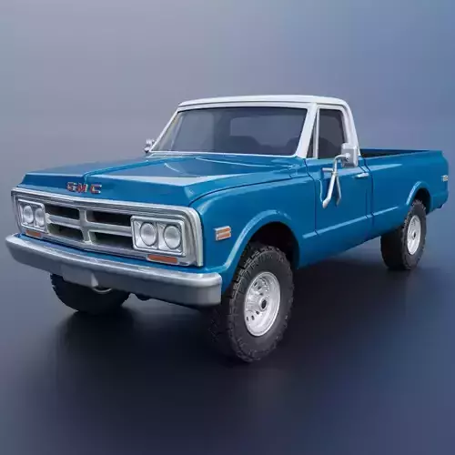 GMC Pickup 1970  3D print model