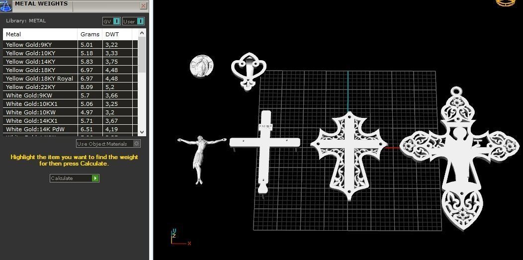 Cross N011860 3D print model_9