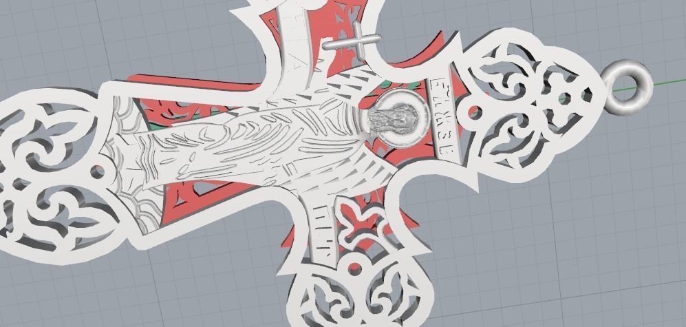 Cross N011860 3D print model_6