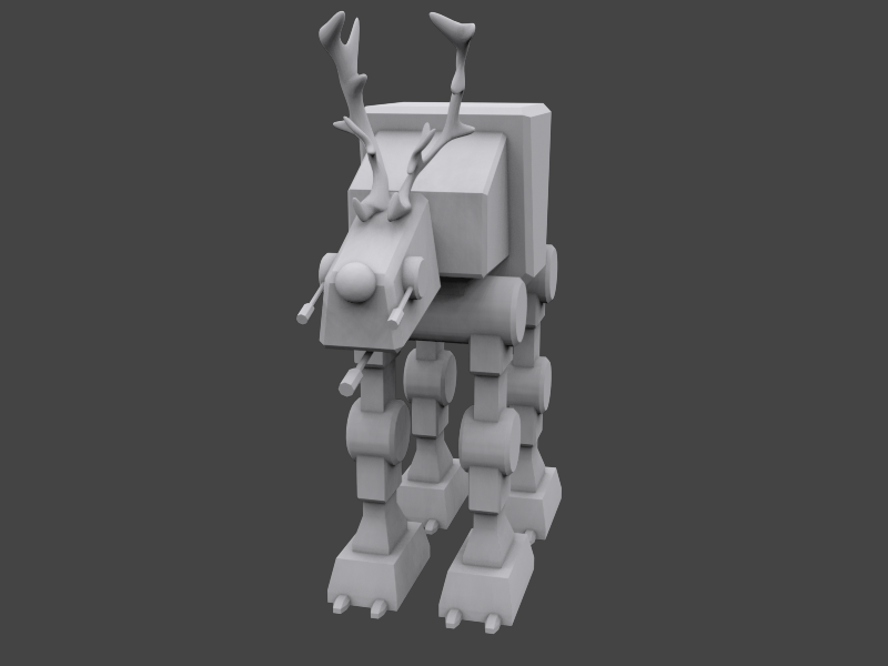 Reindeer SW Walker 3D print model_1