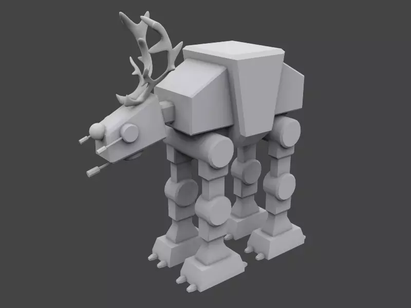 Reindeer SW Walker 3D print model_0