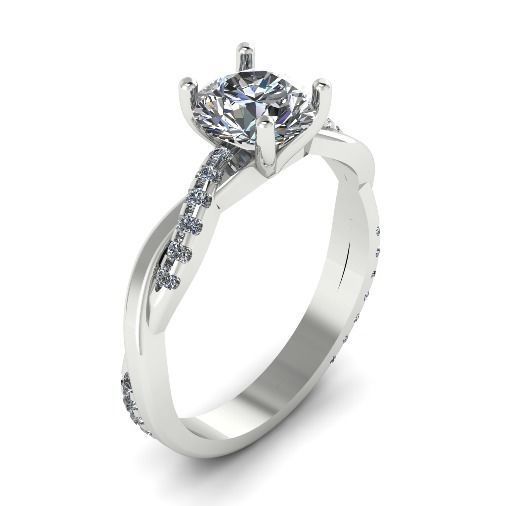 Soliter ring N011851 3D print model_1