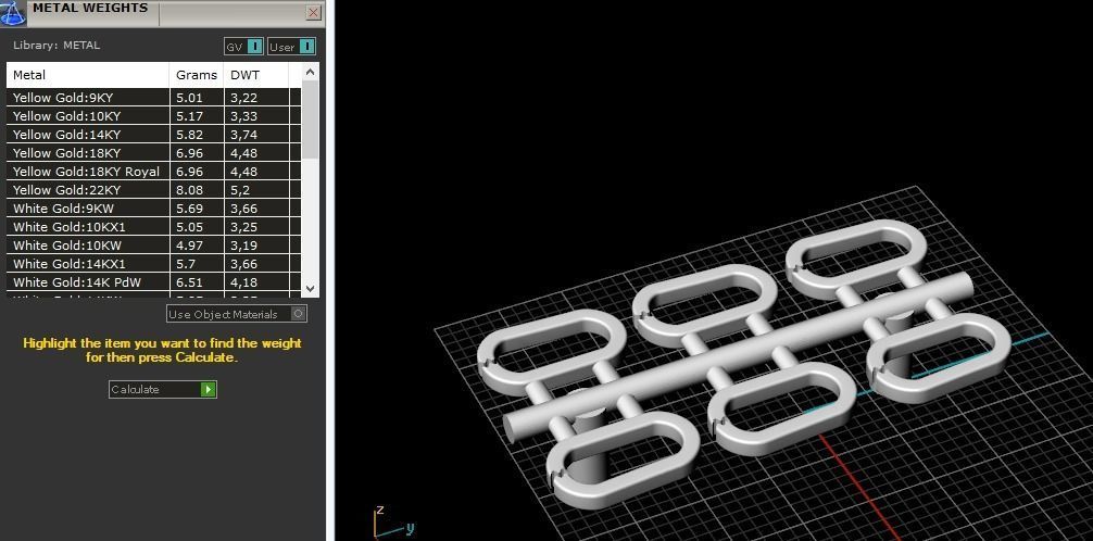 Byzantine chain N011843 3D print model_8