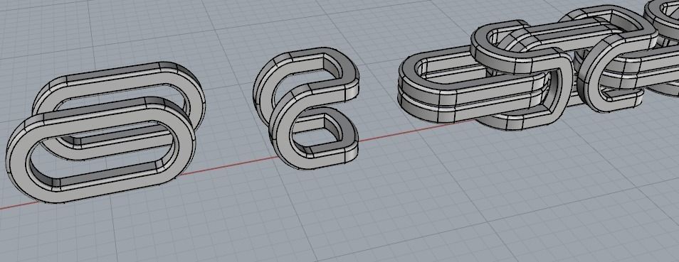 Byzantine chain N011843 3D print model_3