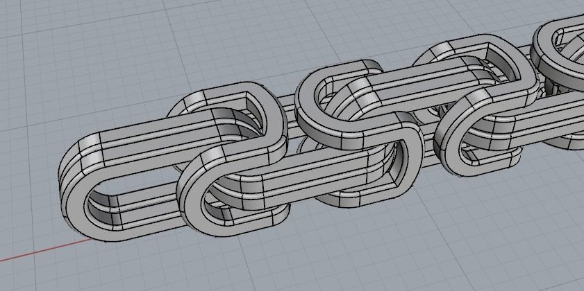 Byzantine chain N011843 3D print model_2