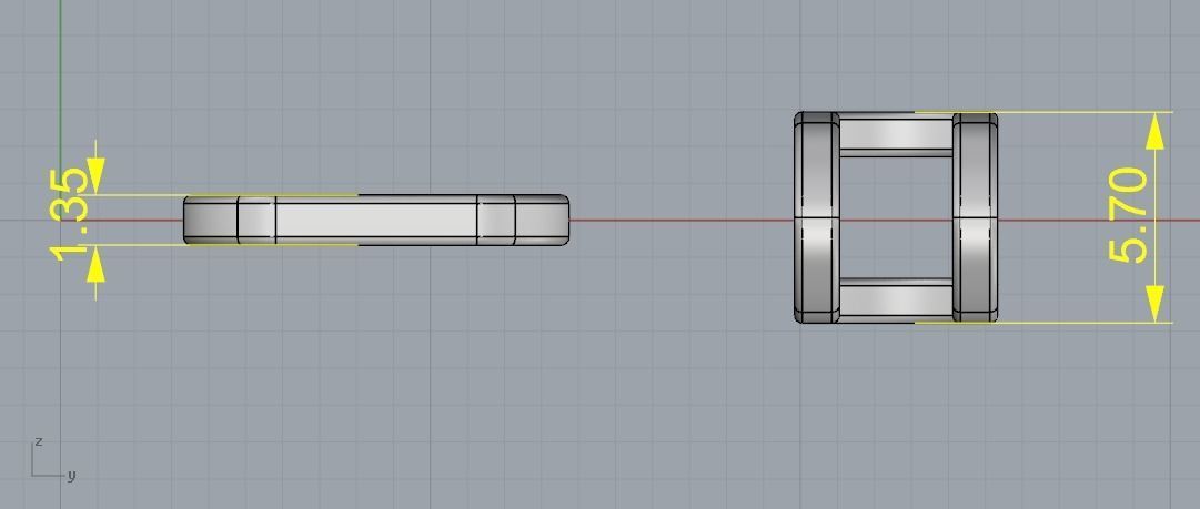 Byzantine chain N011843 3D print model_6