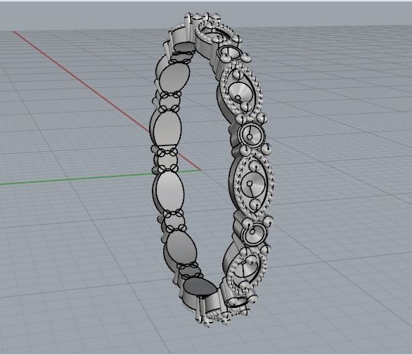 Ring 19mm N011905 3D print model_5