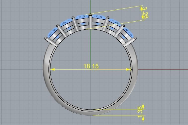 Soliter Ring N011902 3D print model_4