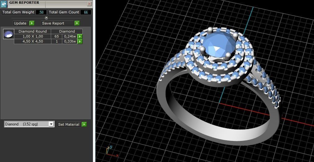 Ring 3dm stl obj N011901 3D print model_9