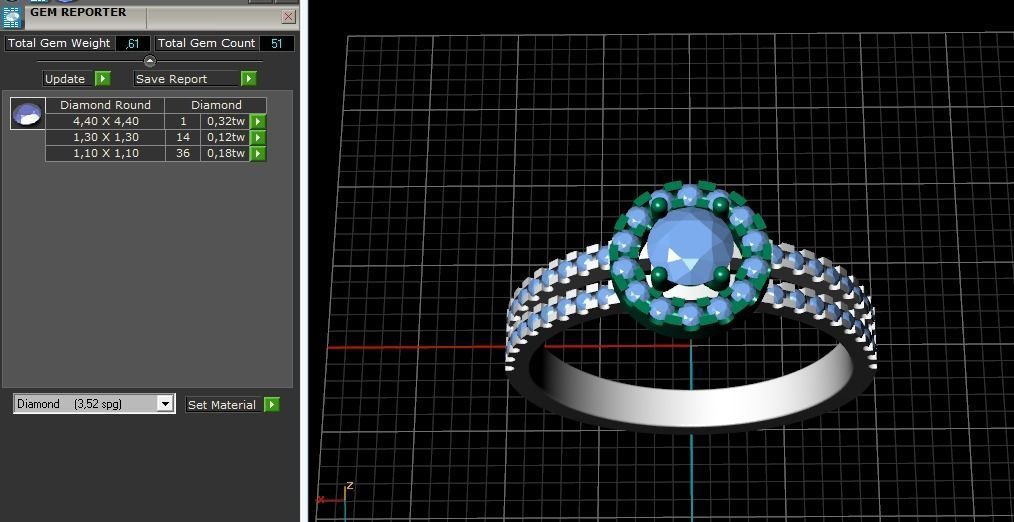 Ring N011896 3D print model_9