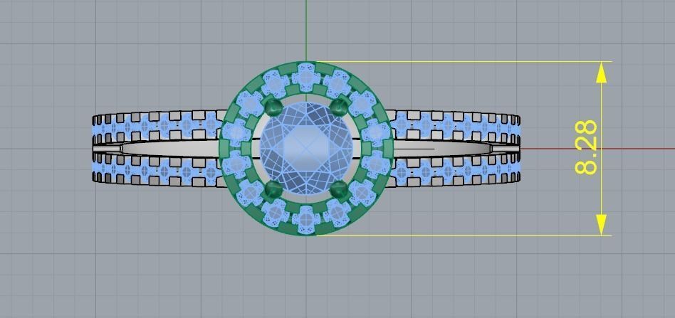 Ring N011896 3D print model_6