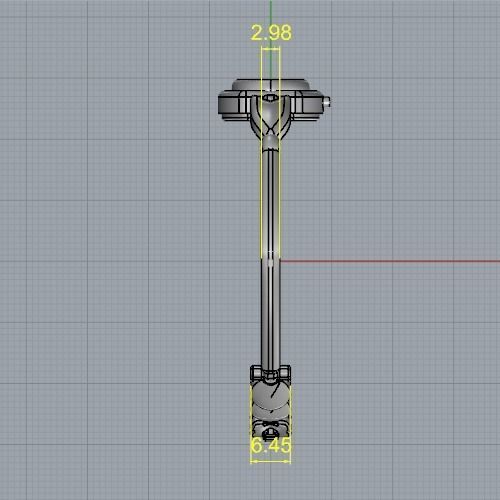 Bracelet watch N011887 3D print model_7