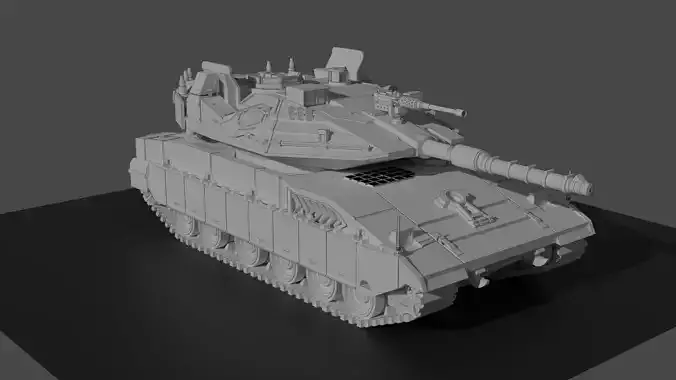 Merkava IV 3D print model