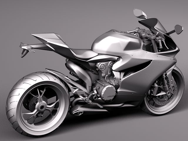 Ducati 1199 Panigale 3D model_9