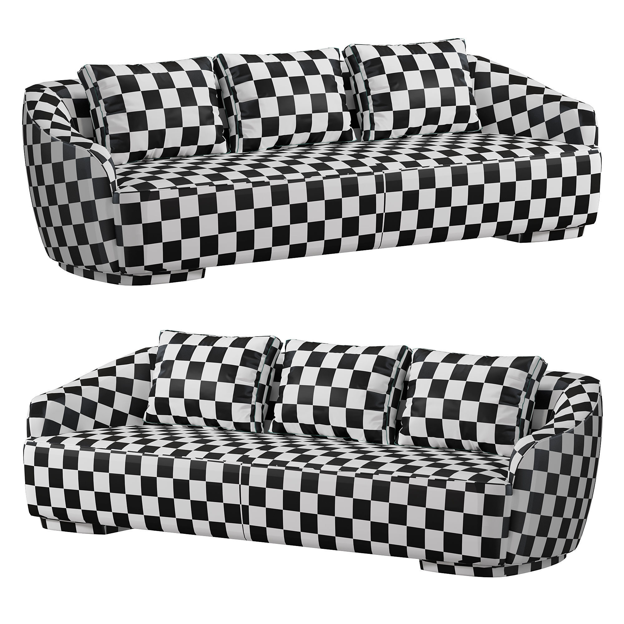 Kyoto Sofa by Bodema 3D model_3