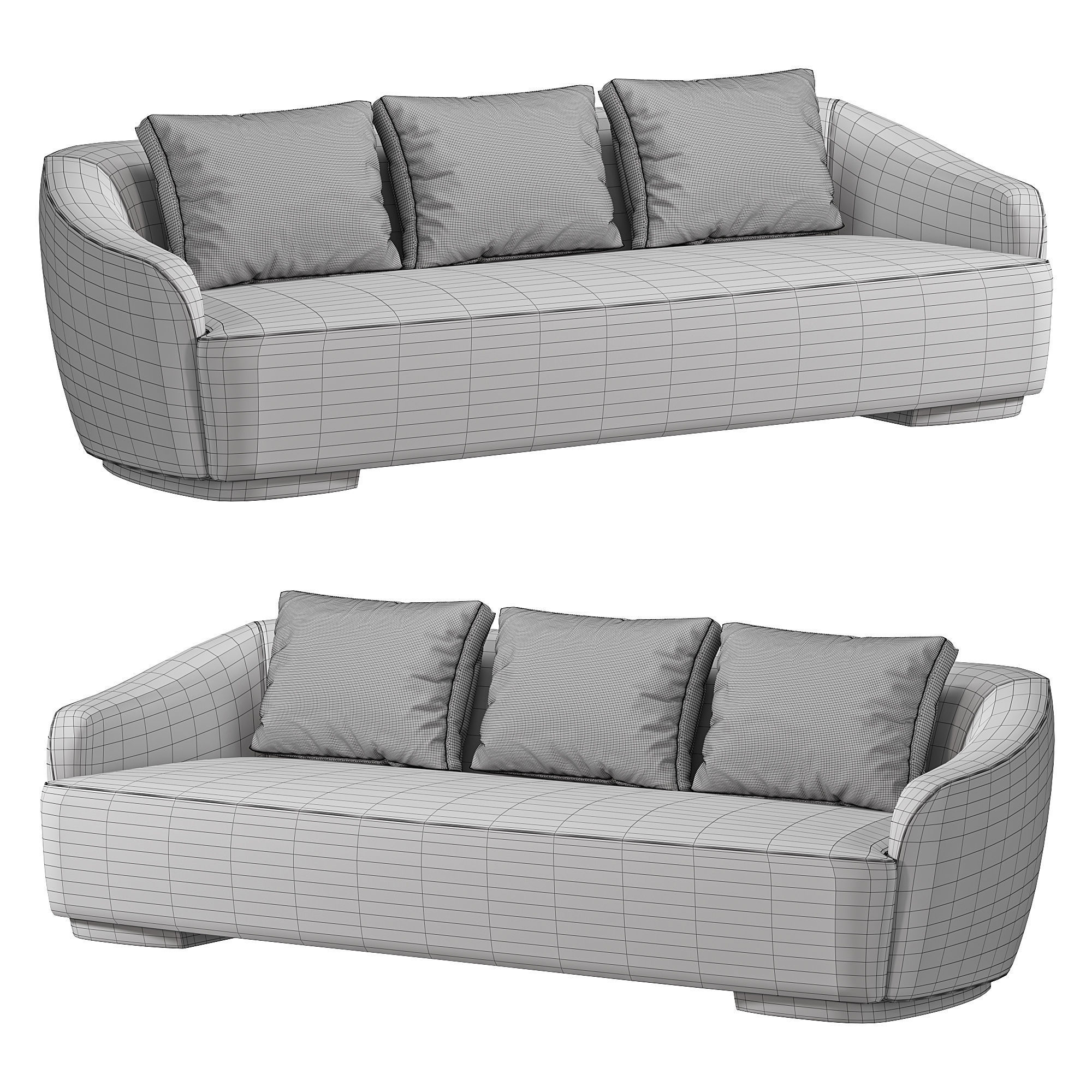 Kyoto Sofa by Bodema 3D model_4