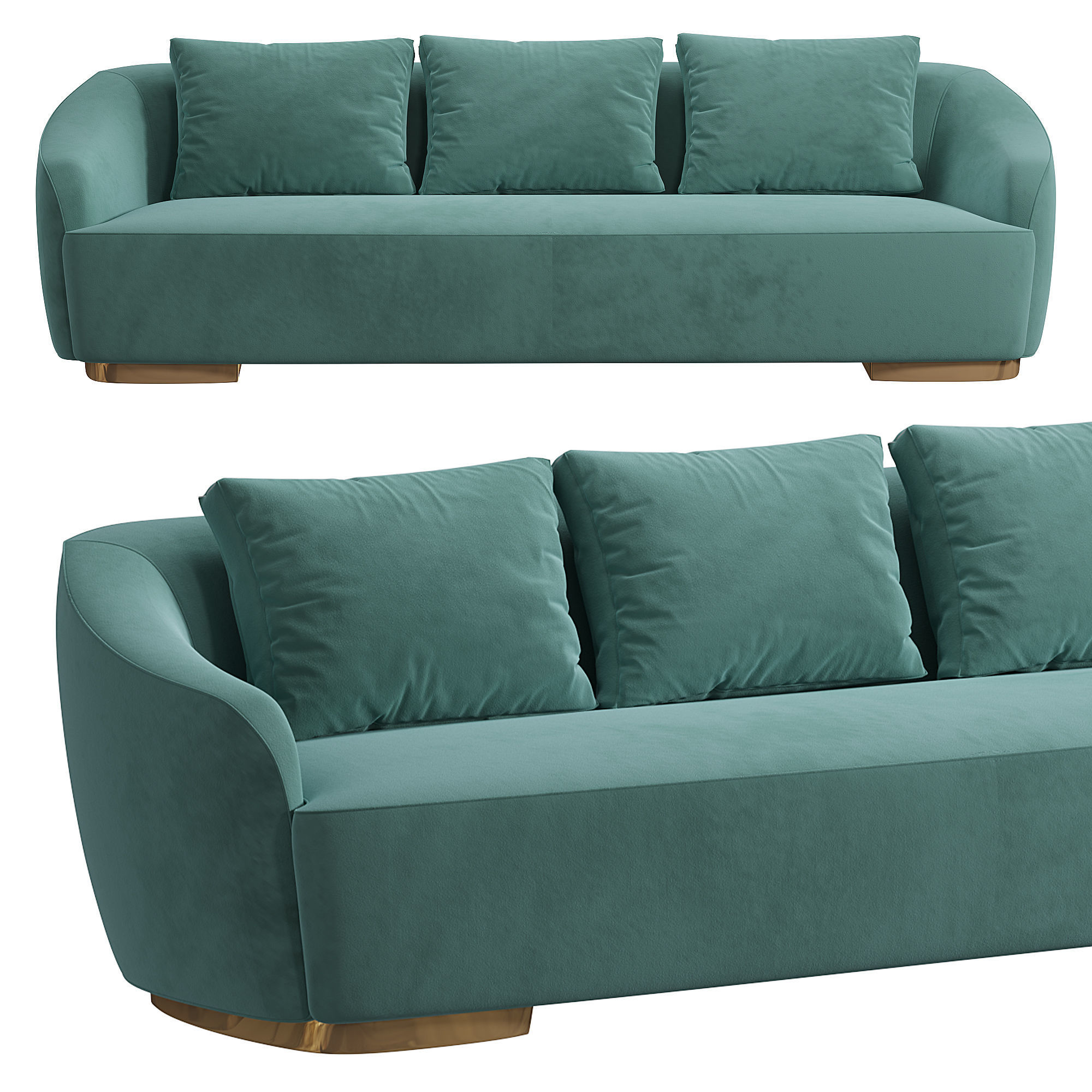 Kyoto Sofa by Bodema 3D model_2